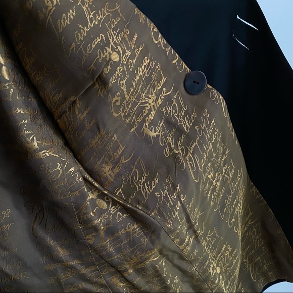 Original Jean Paul Gaultier fitted tuxedo blazer. Satin details corset - Picture 8 of 9